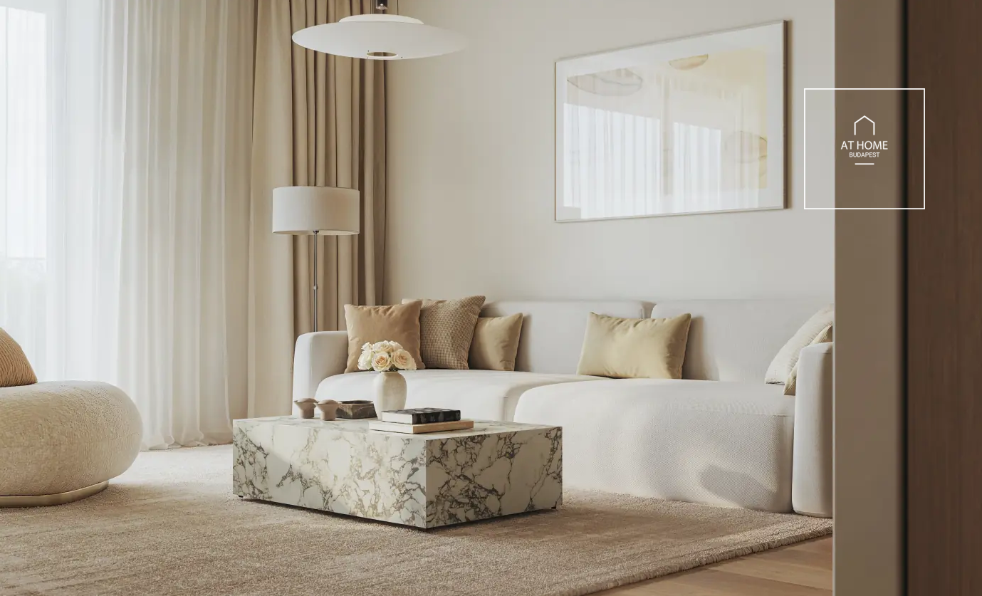 Newly built panoramic studio apartment with terrace in Hévíz