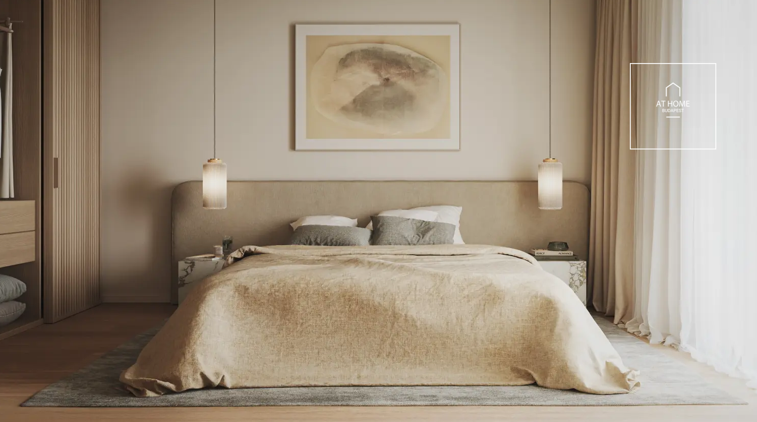 Newly built 1-bedroom apartment with panoramic views and terrace in Hévíz