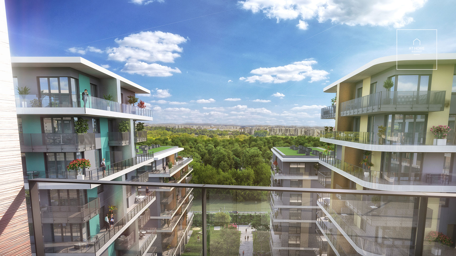 Newly built apartment for rent Budapest III. district Waterfront City