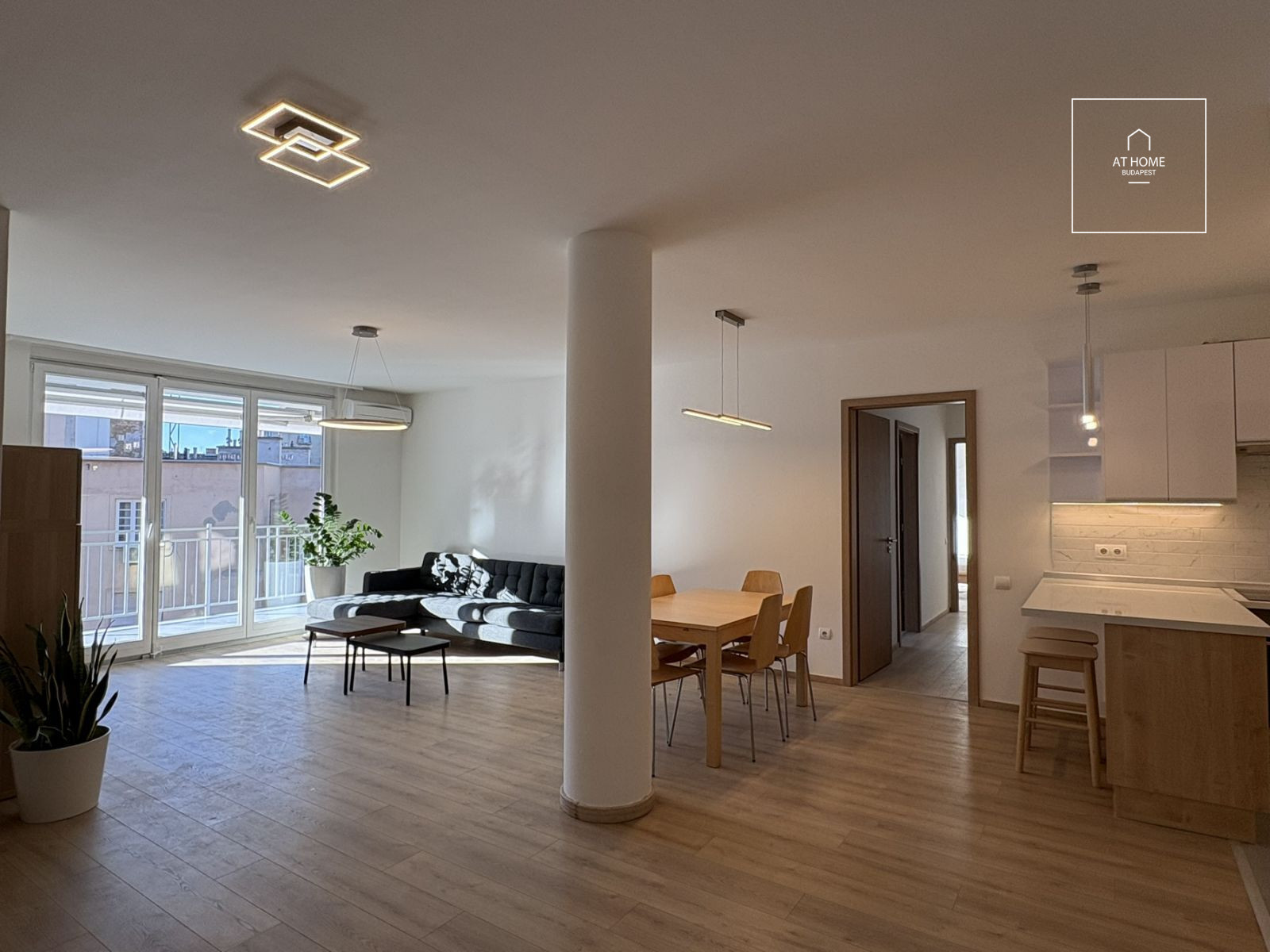 Refurbished 3-bedroom apartment for rent Budapest I. district