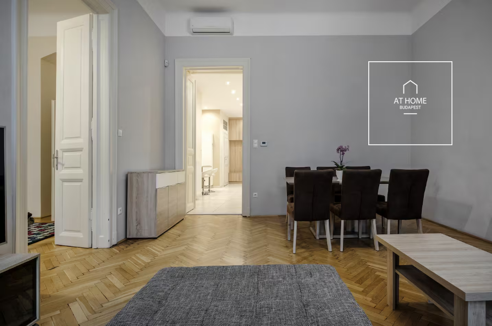 Modern belvárosi lakás 2 hálószobával a VI. kerületben