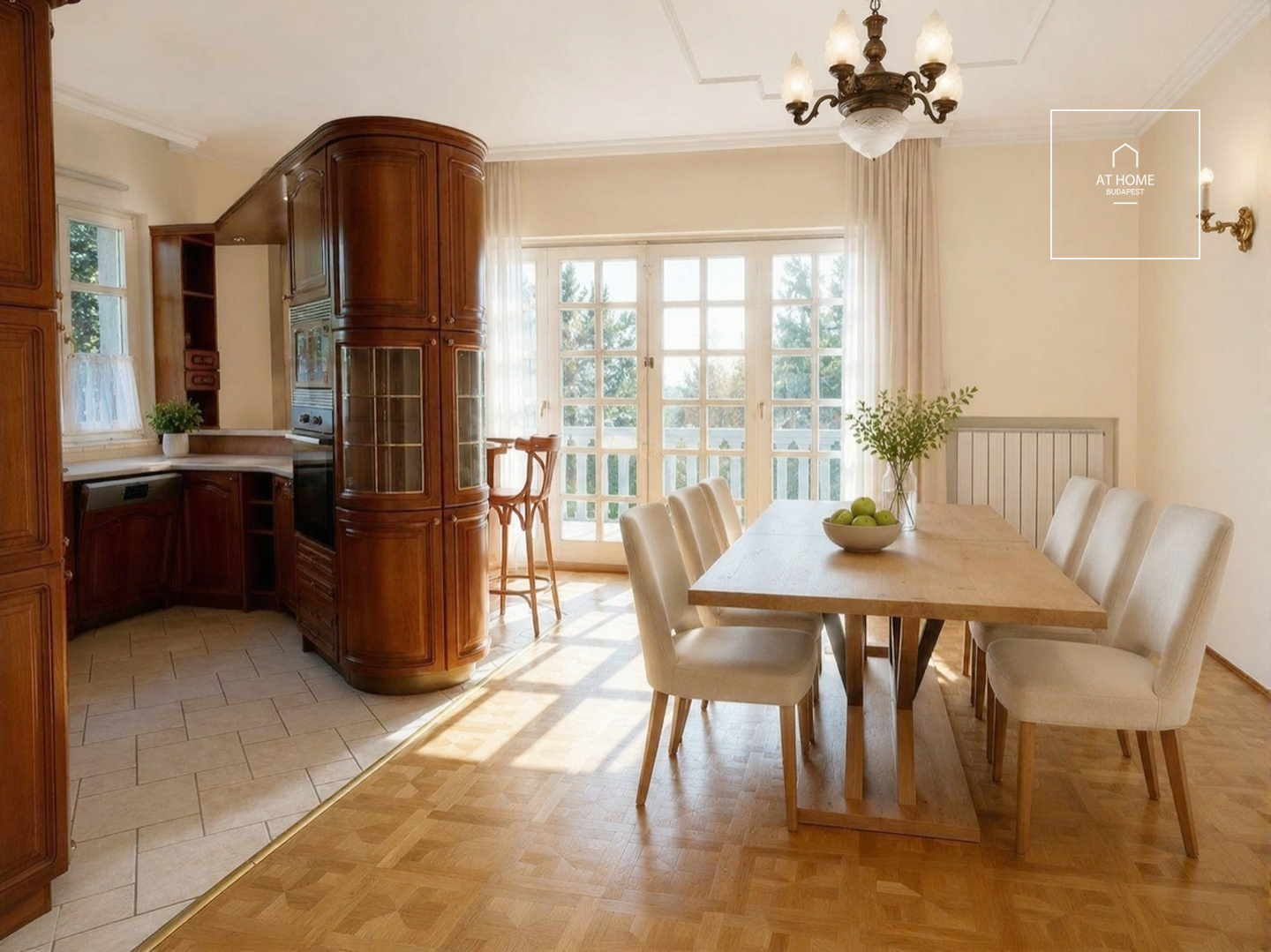 Elegant semi-detached house for rent Budapest XII. district, Mártonhegy