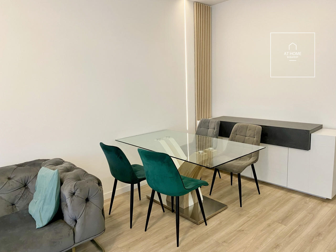 Freshly renovated 56 sqm, 1st-floor apartment in District XIII, Marina part