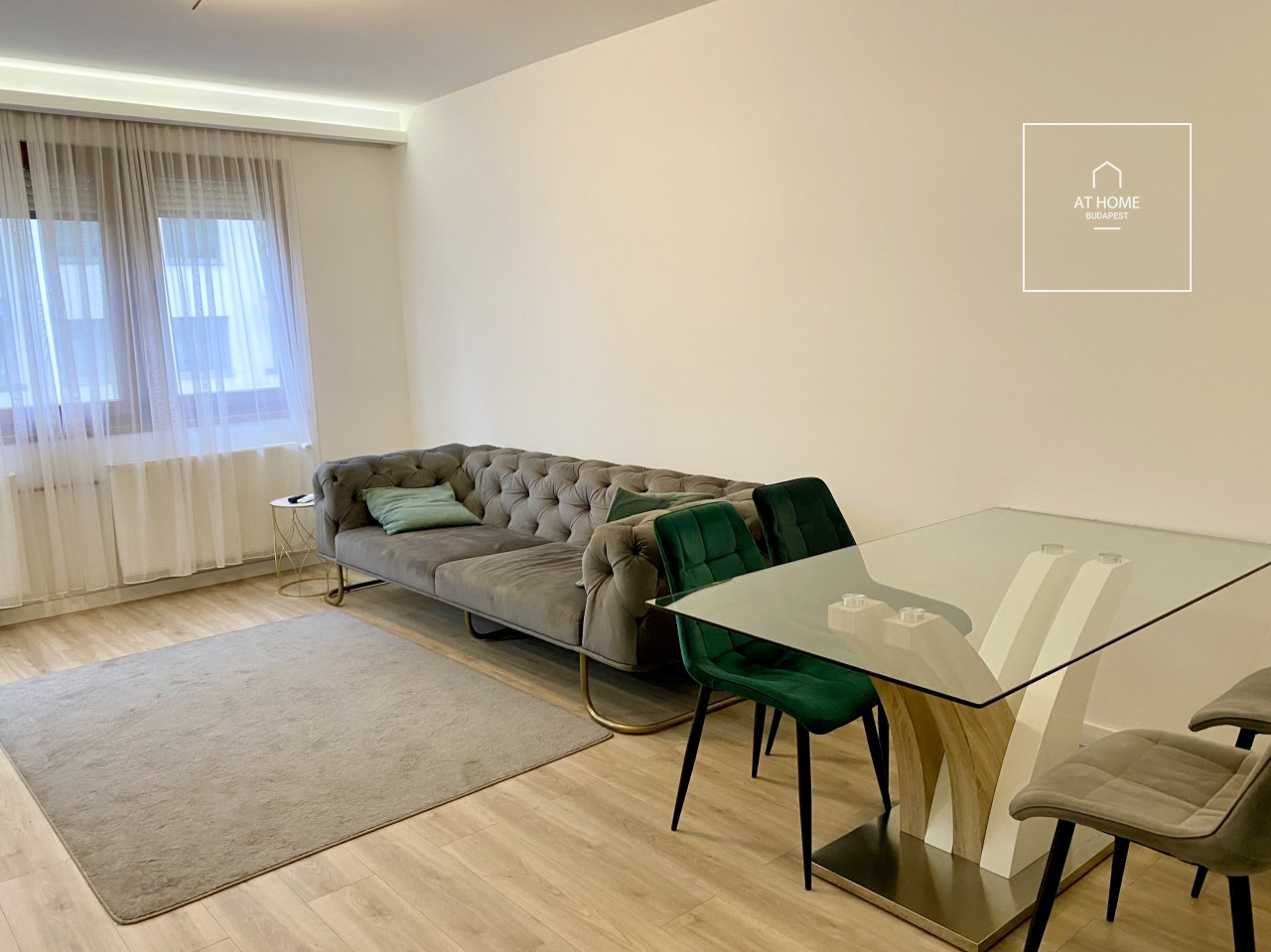 Freshly renovated 56 sqm, 1st-floor apartment in District XIII, Marina part