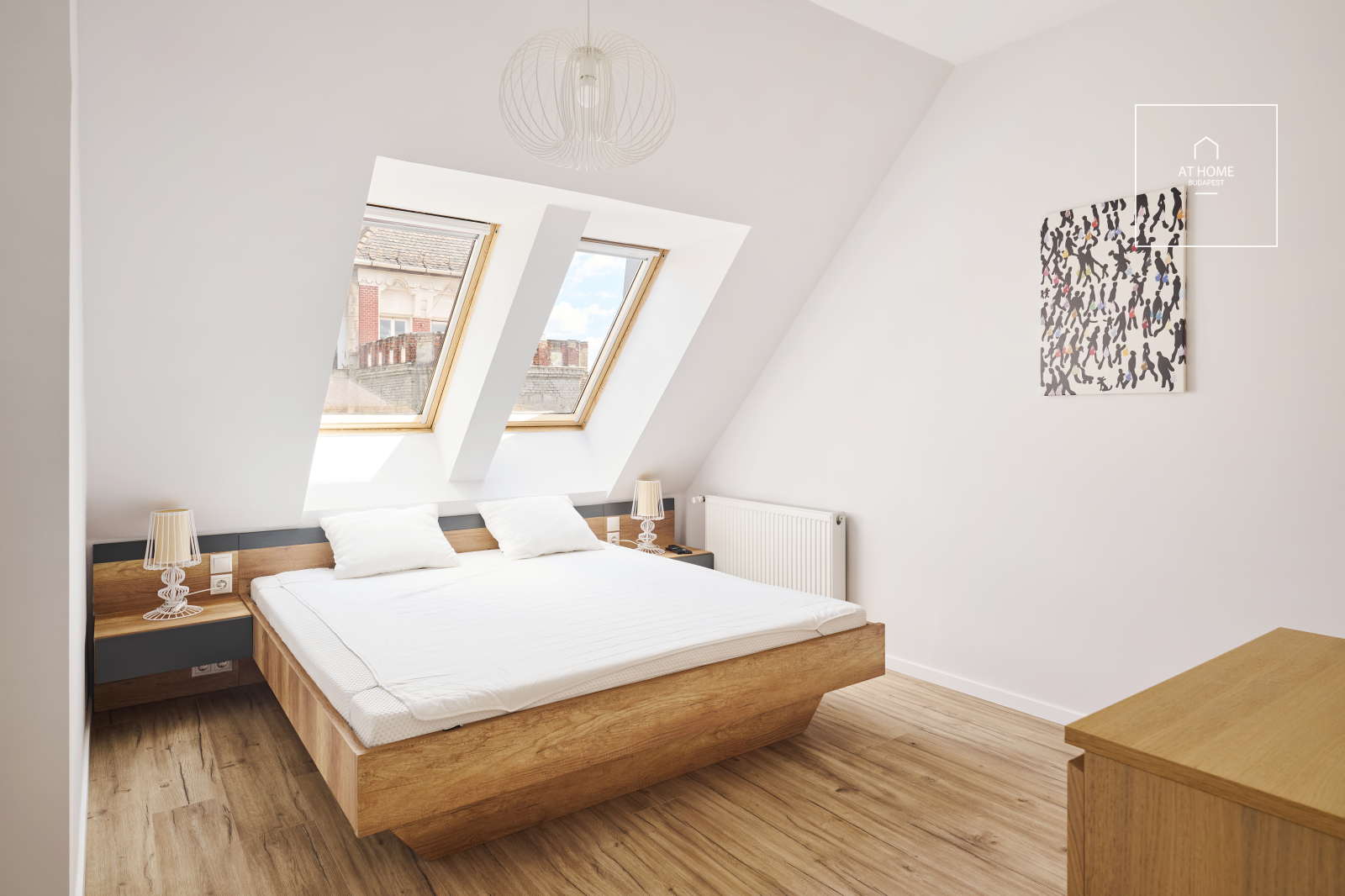 3-bedroom luxury penthouse apartment for rent in Budapest VI. district