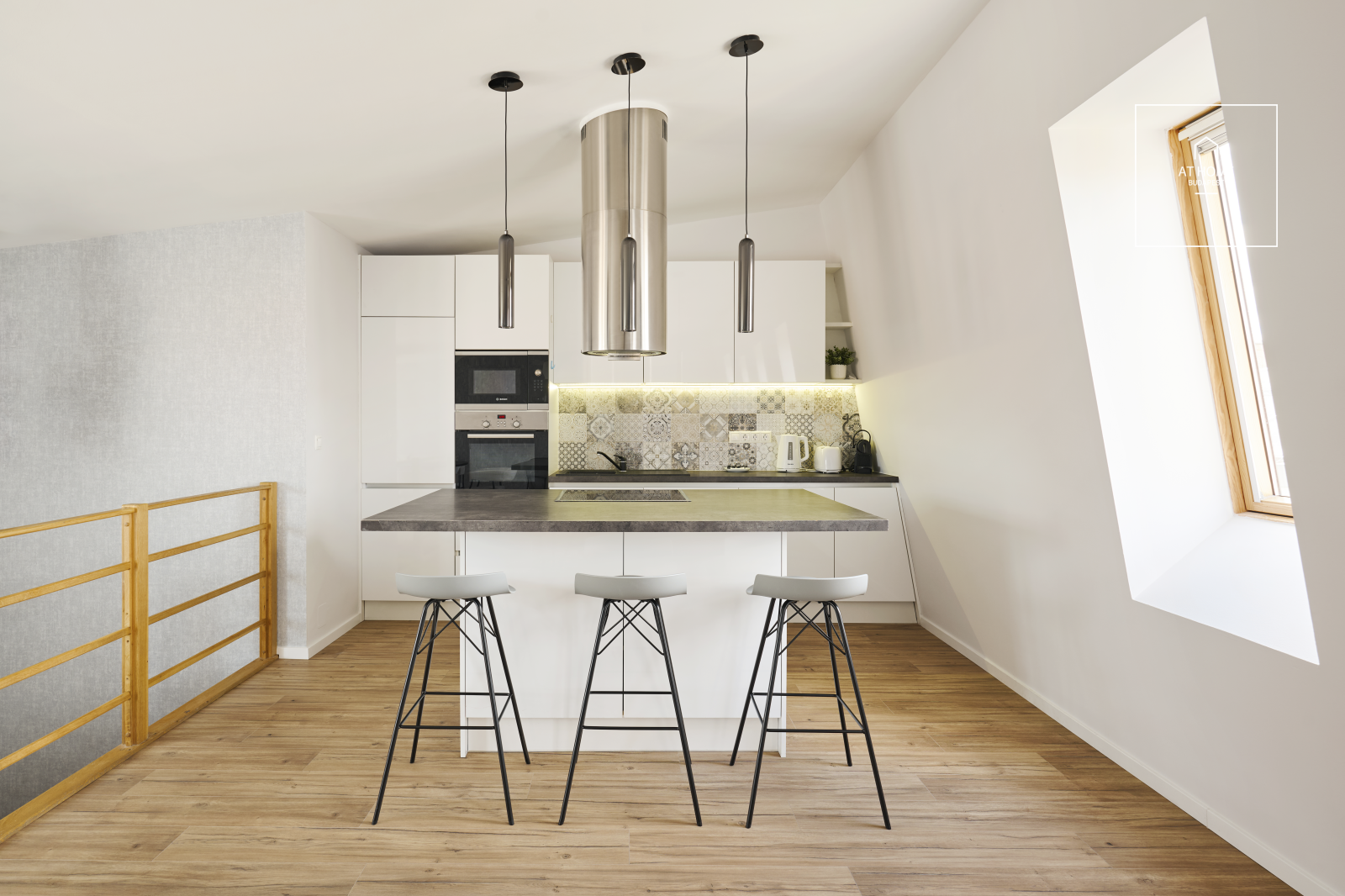 3-bedroom luxury penthouse apartment for rent in Budapest VI. district