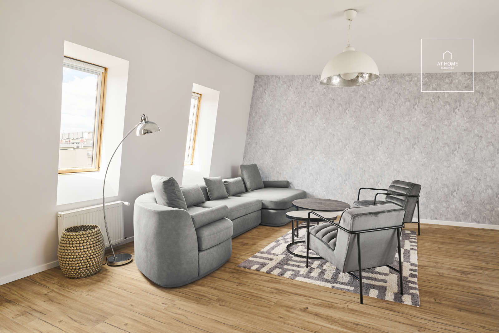 3 hálószobás penthouse luxuslakás kiadó a VI. kerületben