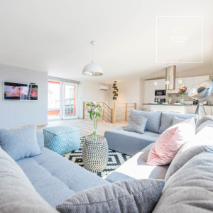 3-bedroom luxury penthouse apartment for rent in Budapest VI. district