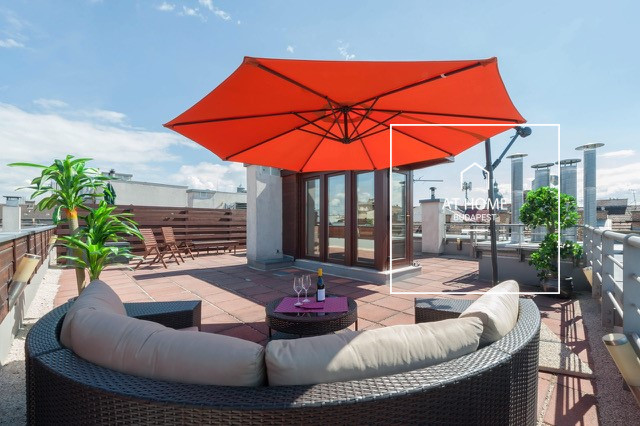 Penthouse lakás privát tetőterasszal VI. kerület, Terézváros