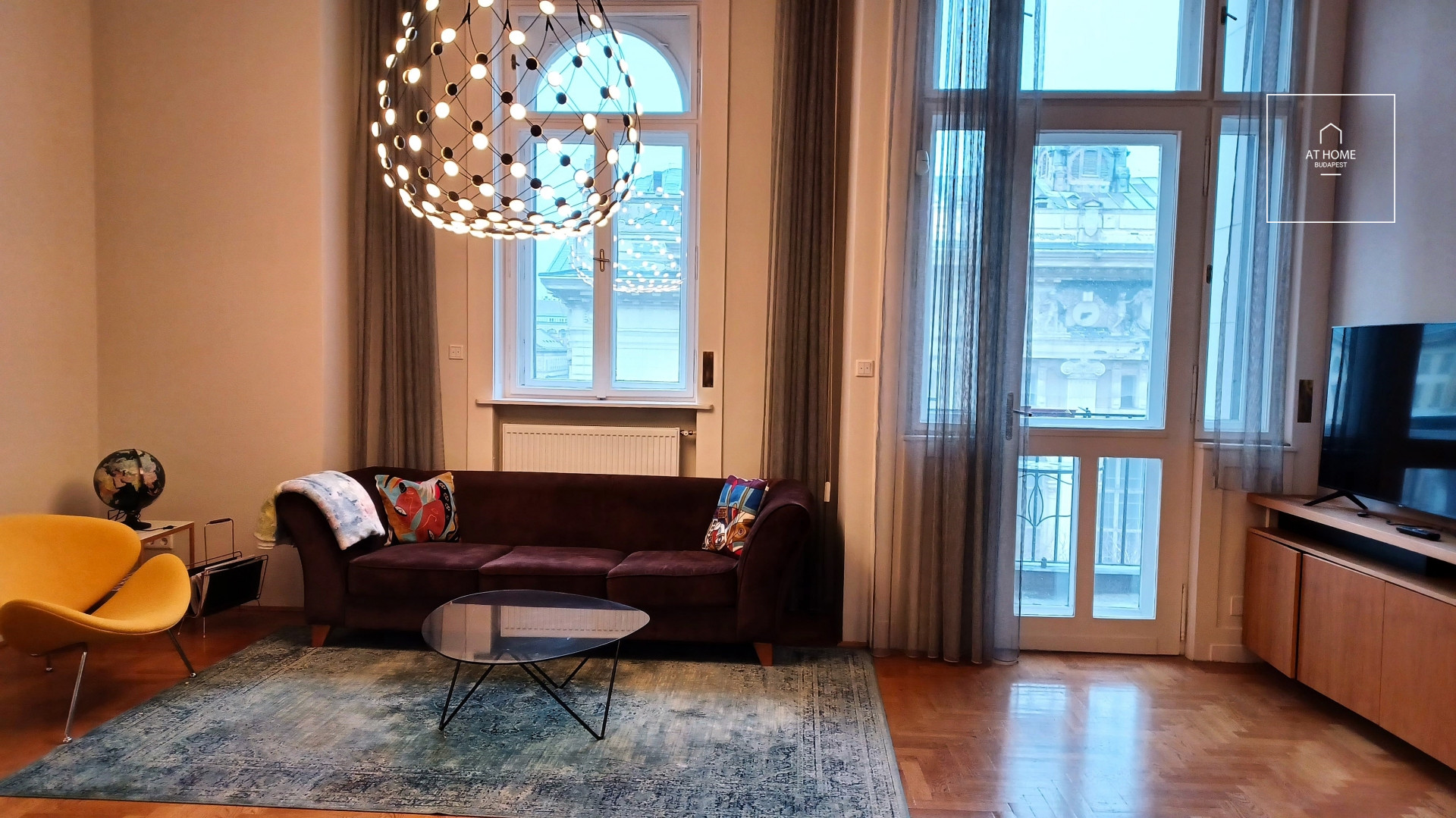 Panorámás két hálószobás luxuslakás Budapest V. kerület, Belváros