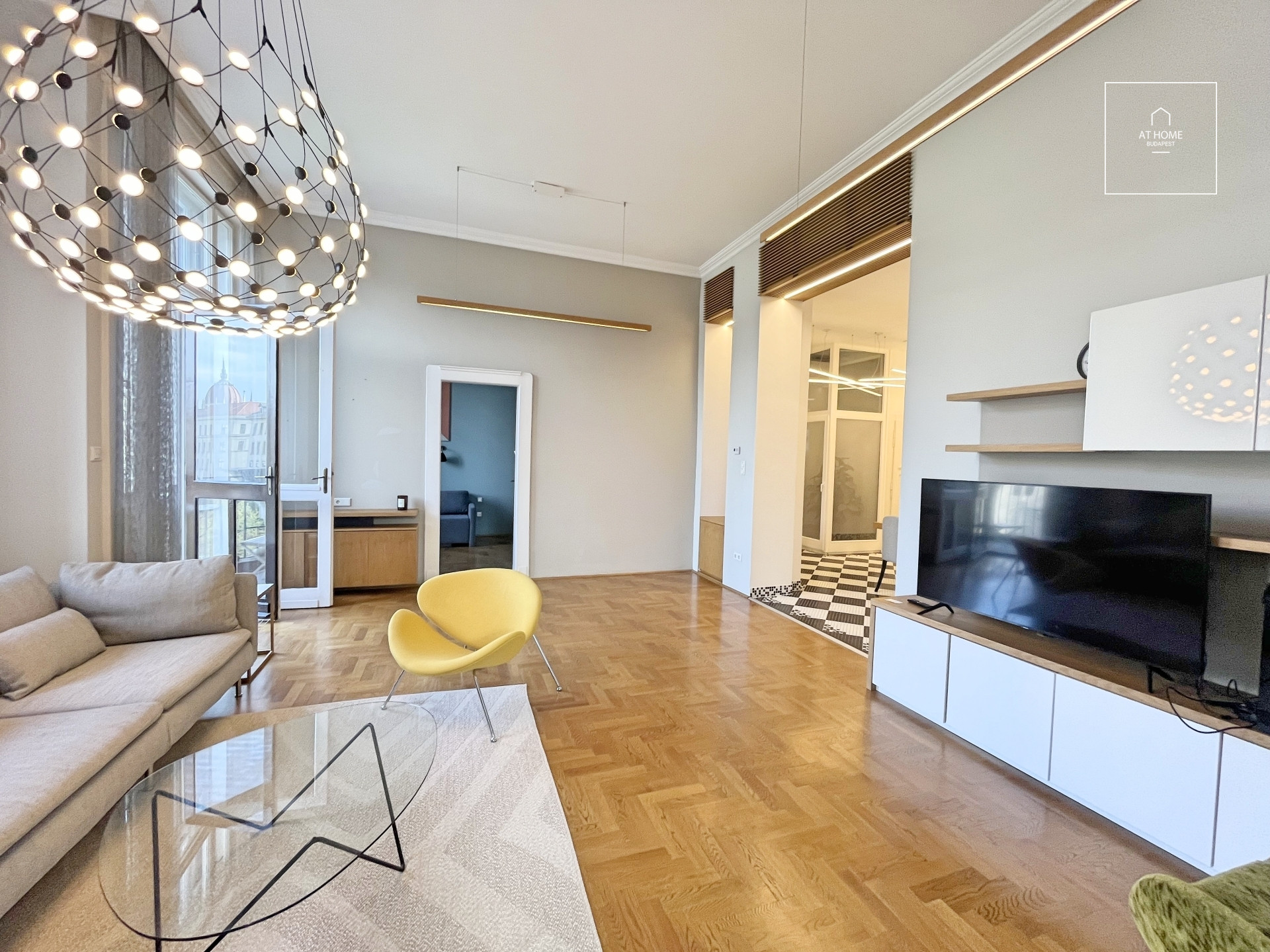 Panorámás két hálószobás luxuslakás Budapest V. kerület, Belváros