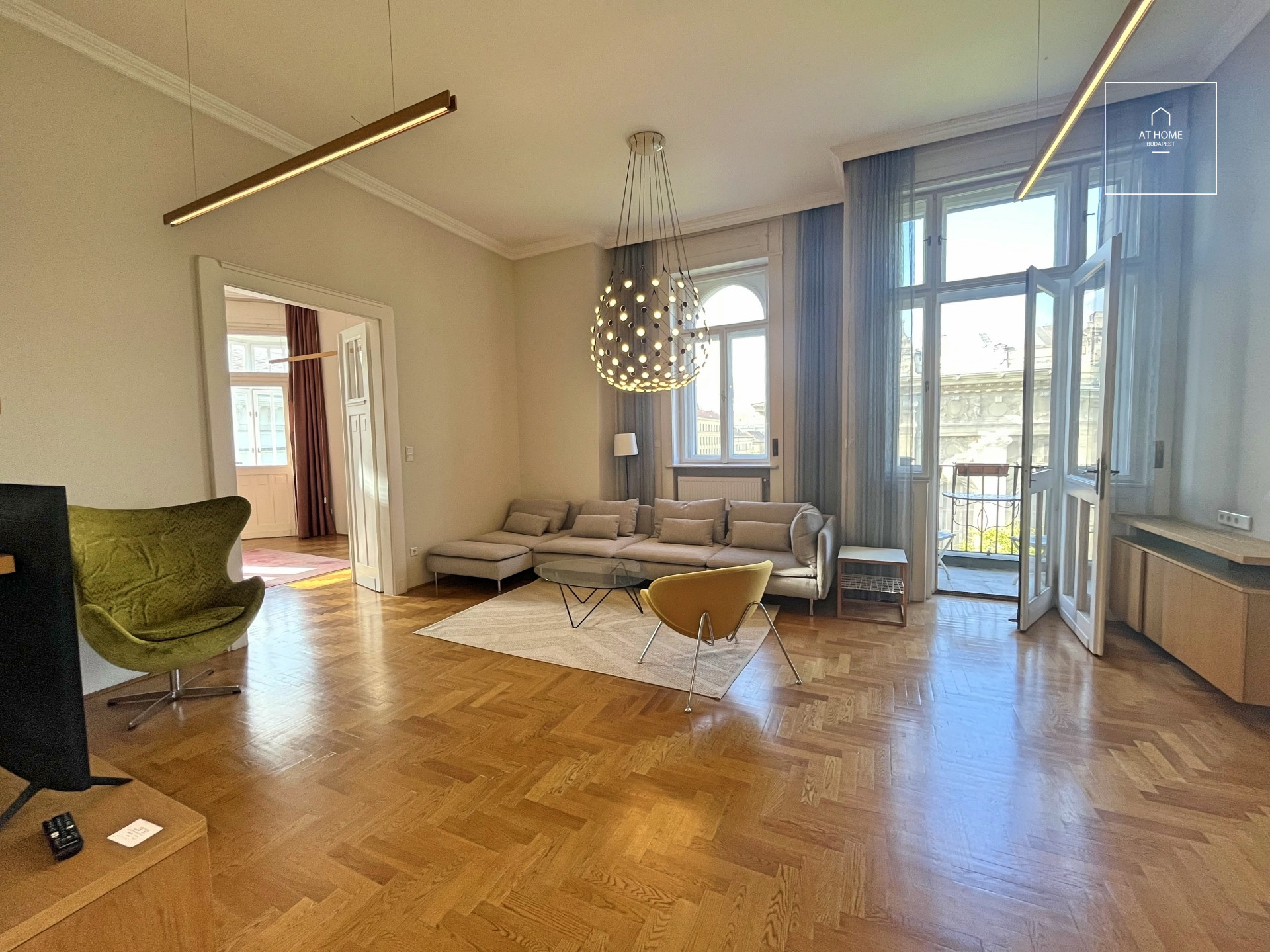Panorámás két hálószobás luxuslakás Budapest V. kerület, Belváros