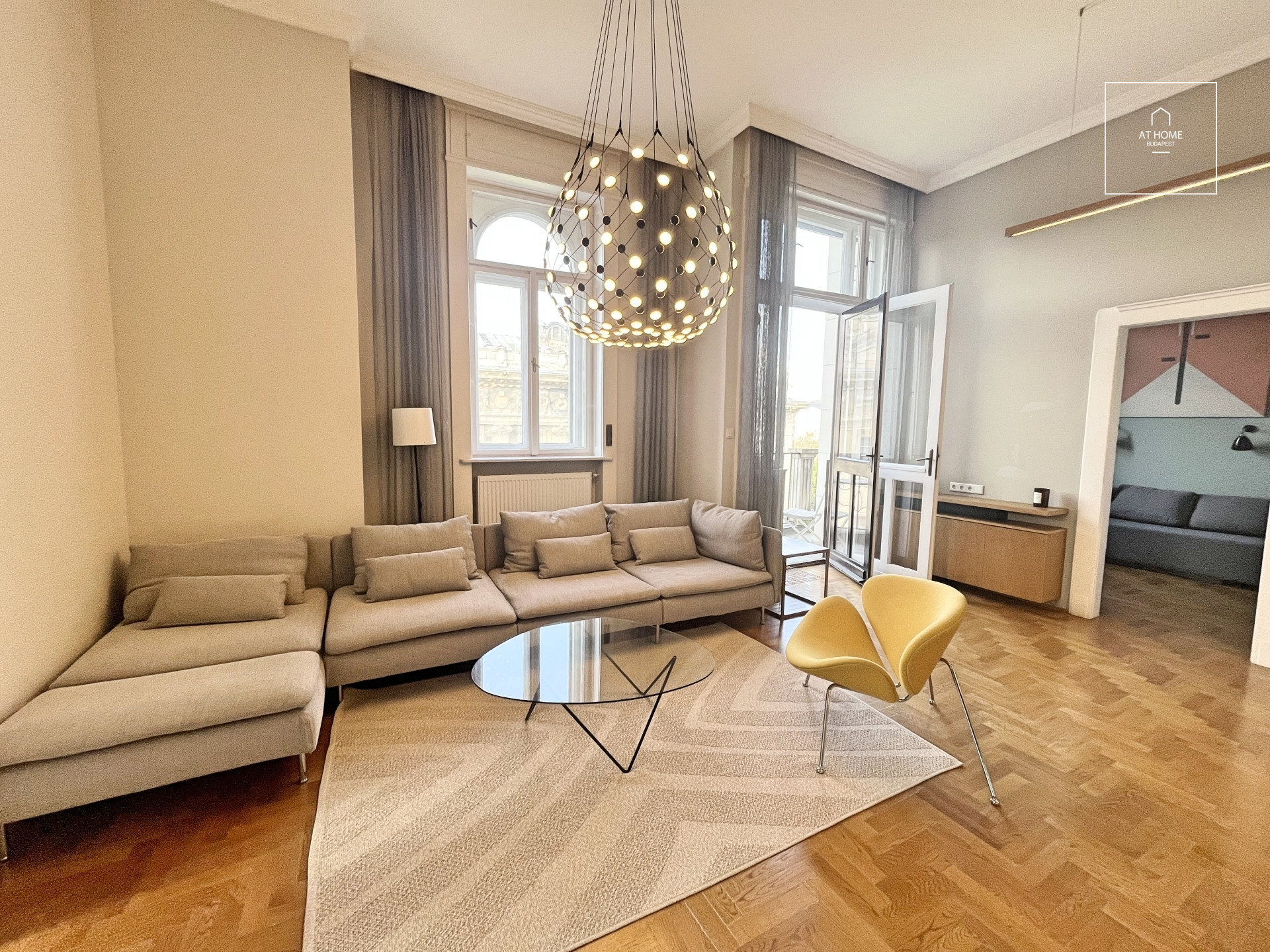 Panorámás két hálószobás luxuslakás Budapest V. kerület, Belváros