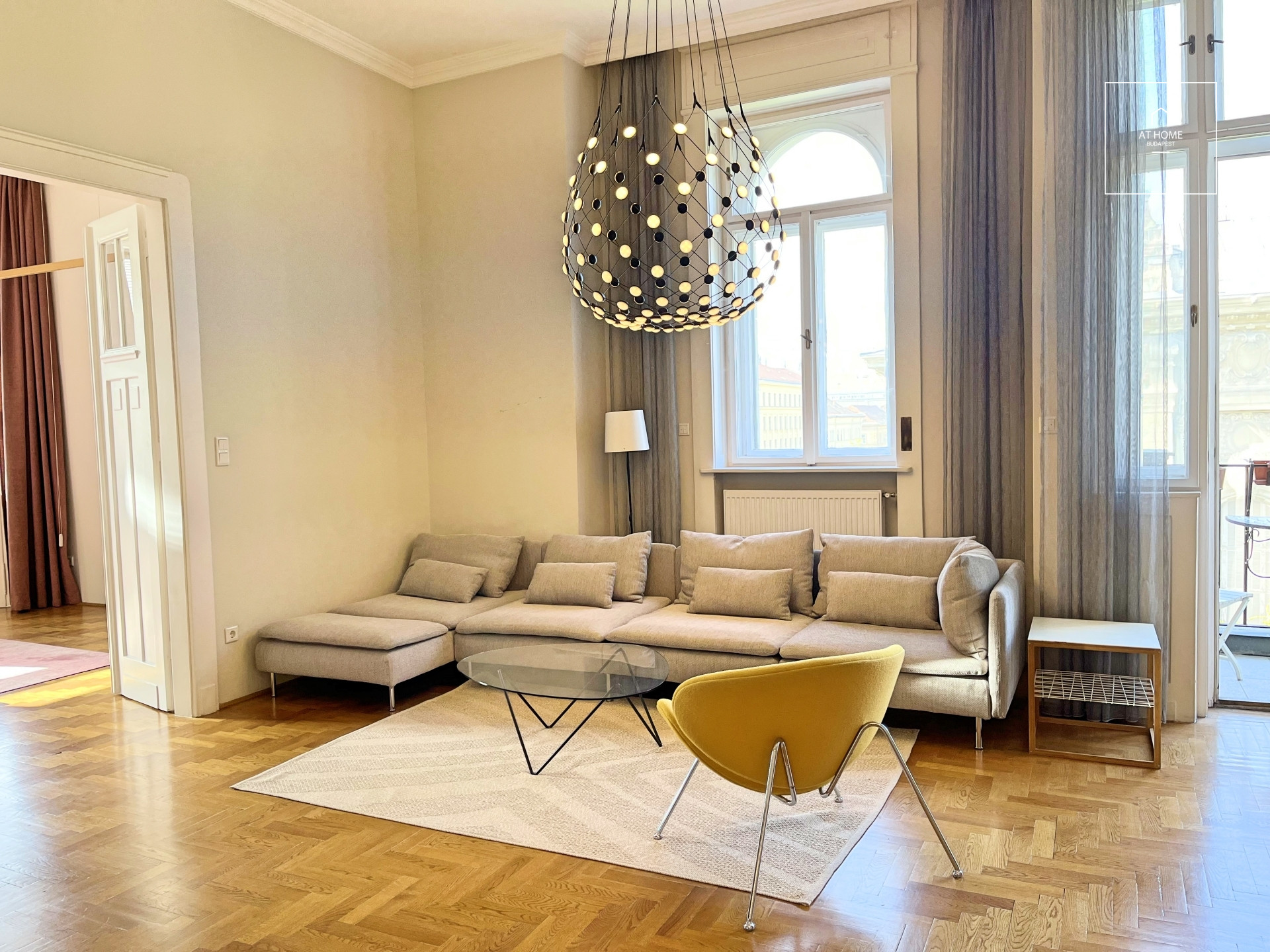 Panorámás két hálószobás luxuslakás Budapest V. kerület, Belváros