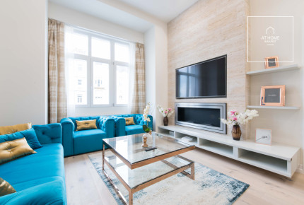 Premium apartment for sale in the heart of Budapest’s 5th district, in Lipótváros.