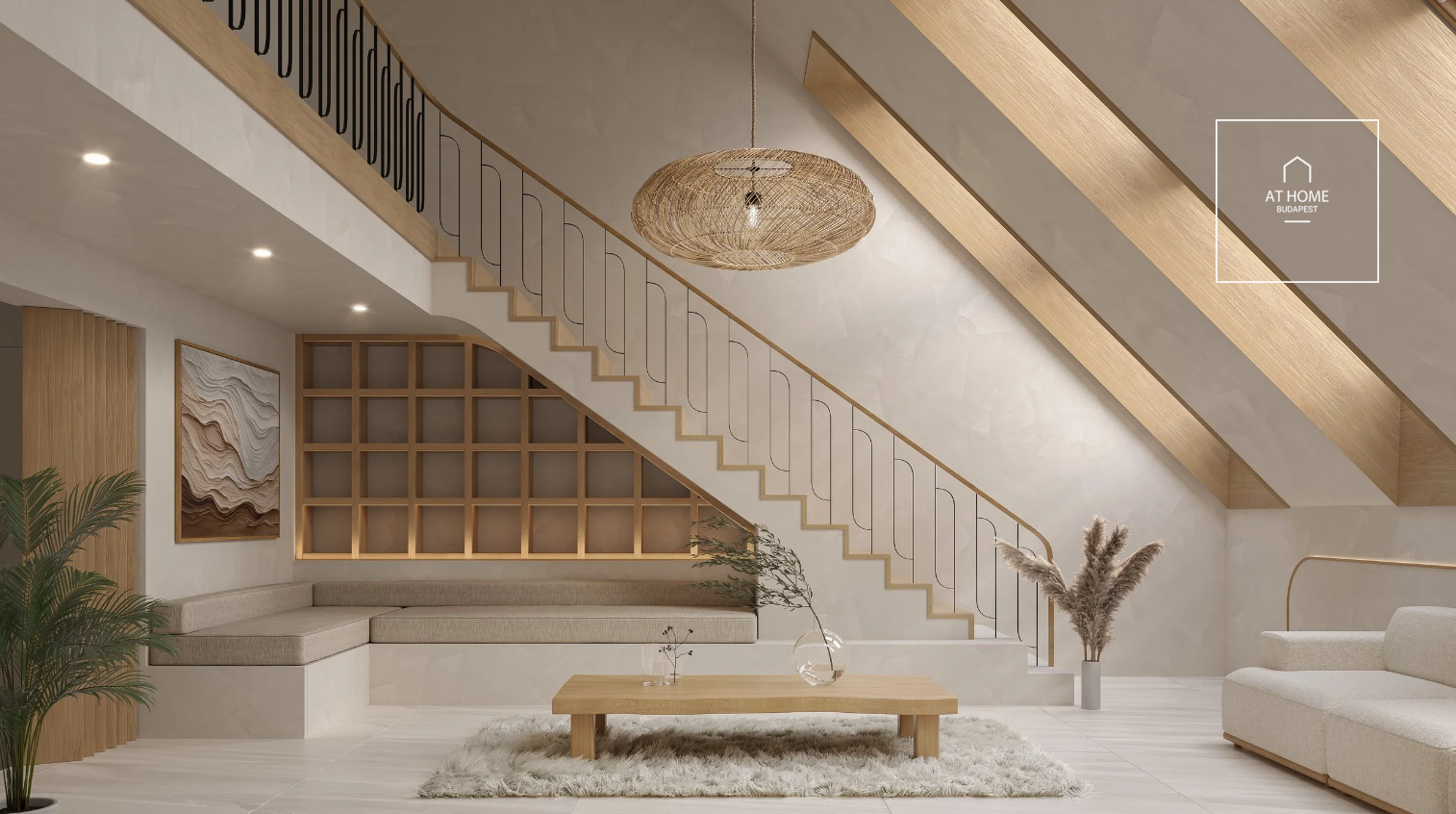 Newly built 150 sqm duplex apartment with three bedrooms and a 35 sqm terrace in the city center