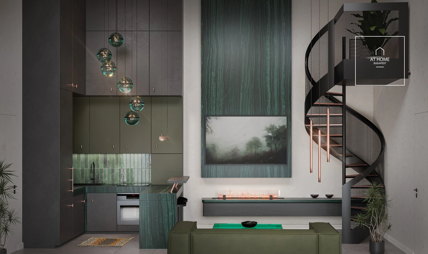 Újépítésű 63 nm-es 2 hálószobás lakás 20 nm-es terasszal a Belvárosban, Budapesten