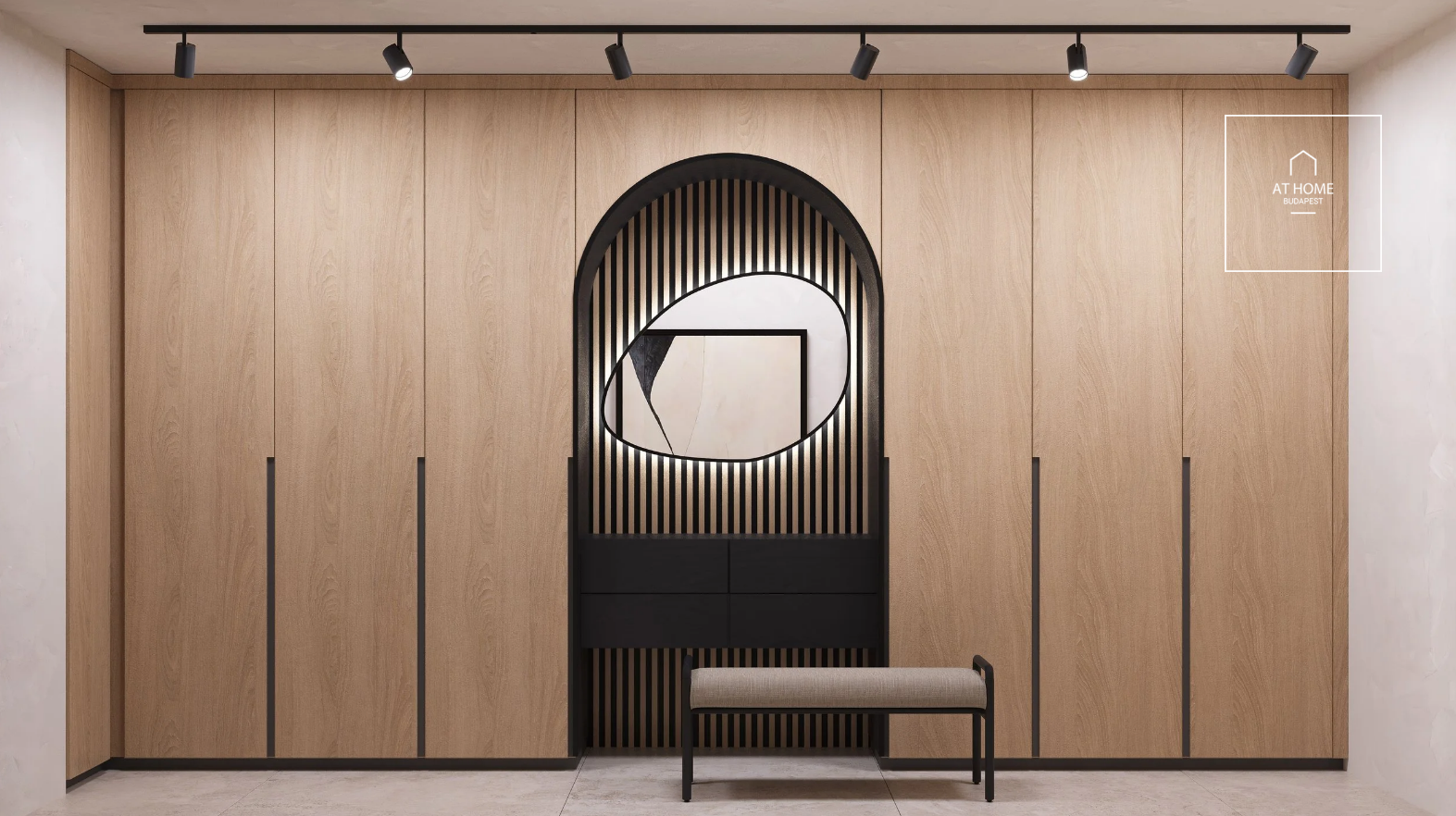 Newly built, premium three-bedroom apartment with a terrace in downtown Budapest