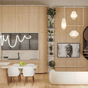 Newly built, premium three-bedroom apartment with a terrace in downtown Budapest