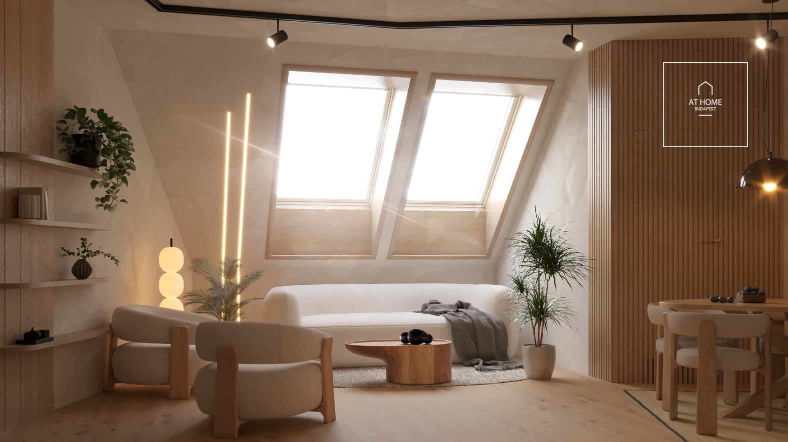 Newly built, premium, top-floor apartment with a terrace in downtown, Budapest