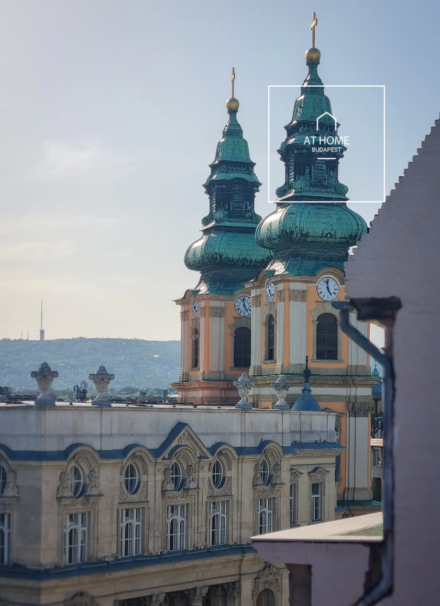 Újépítésű, prémium, legfelső emeleti teraszos lakás a Belvárosban, Budapesten