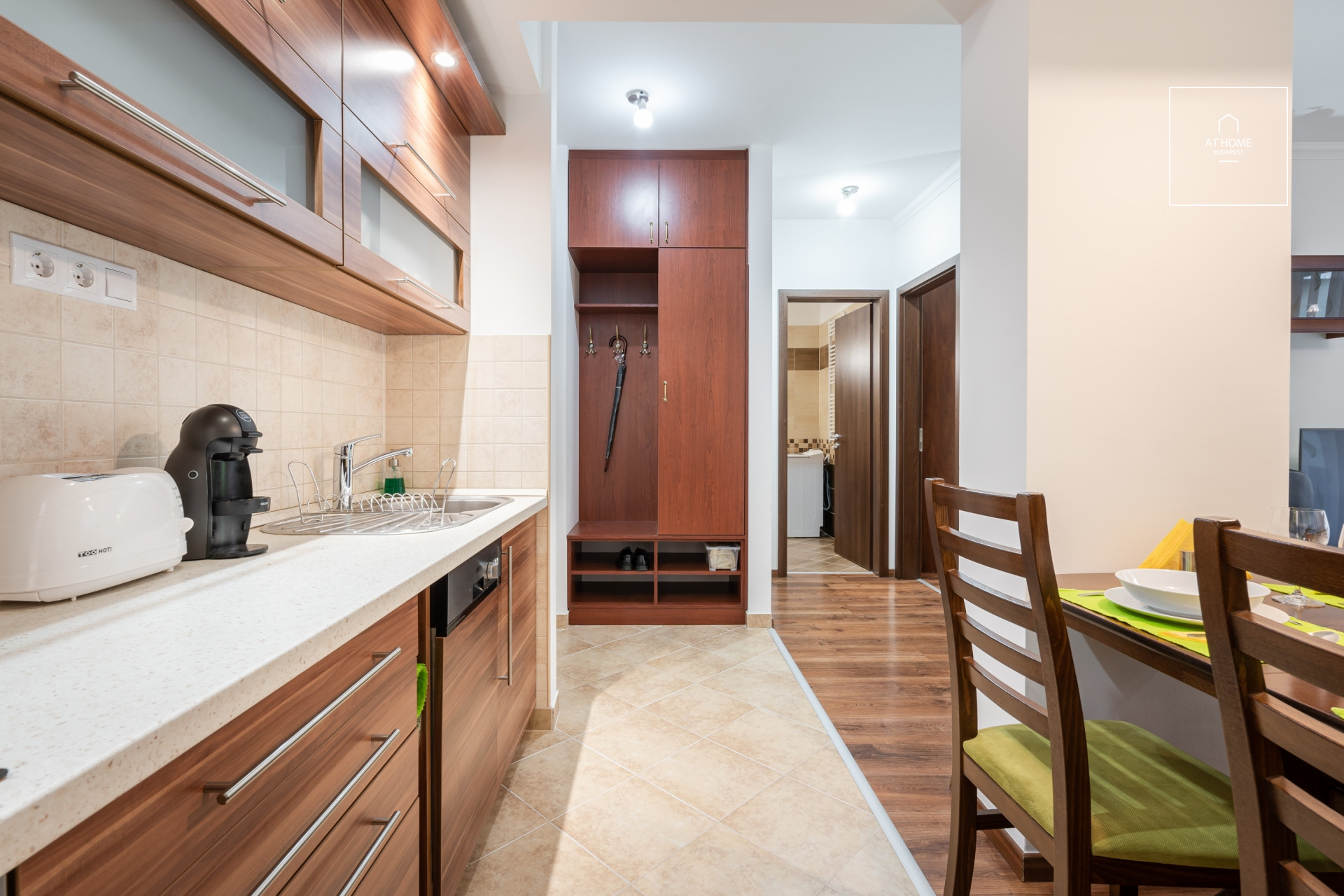 A one-bedroom elegant apartment for rent in Budapest, District VIII, Corvin Quarter