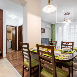 A one-bedroom elegant apartment for rent in Budapest, District VIII, Corvin Quarter