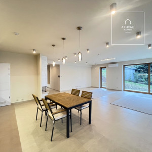 Newly built 182 sqm three-story semi-detached house with a 500 sqm garden in Budapest’s 3rd District, Táborhegy