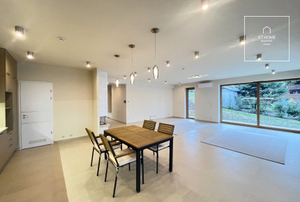 Newly built 182 sqm three-story semi-detached house with a 500 sqm garden in Budapest’s 3rd District, Táborhegy