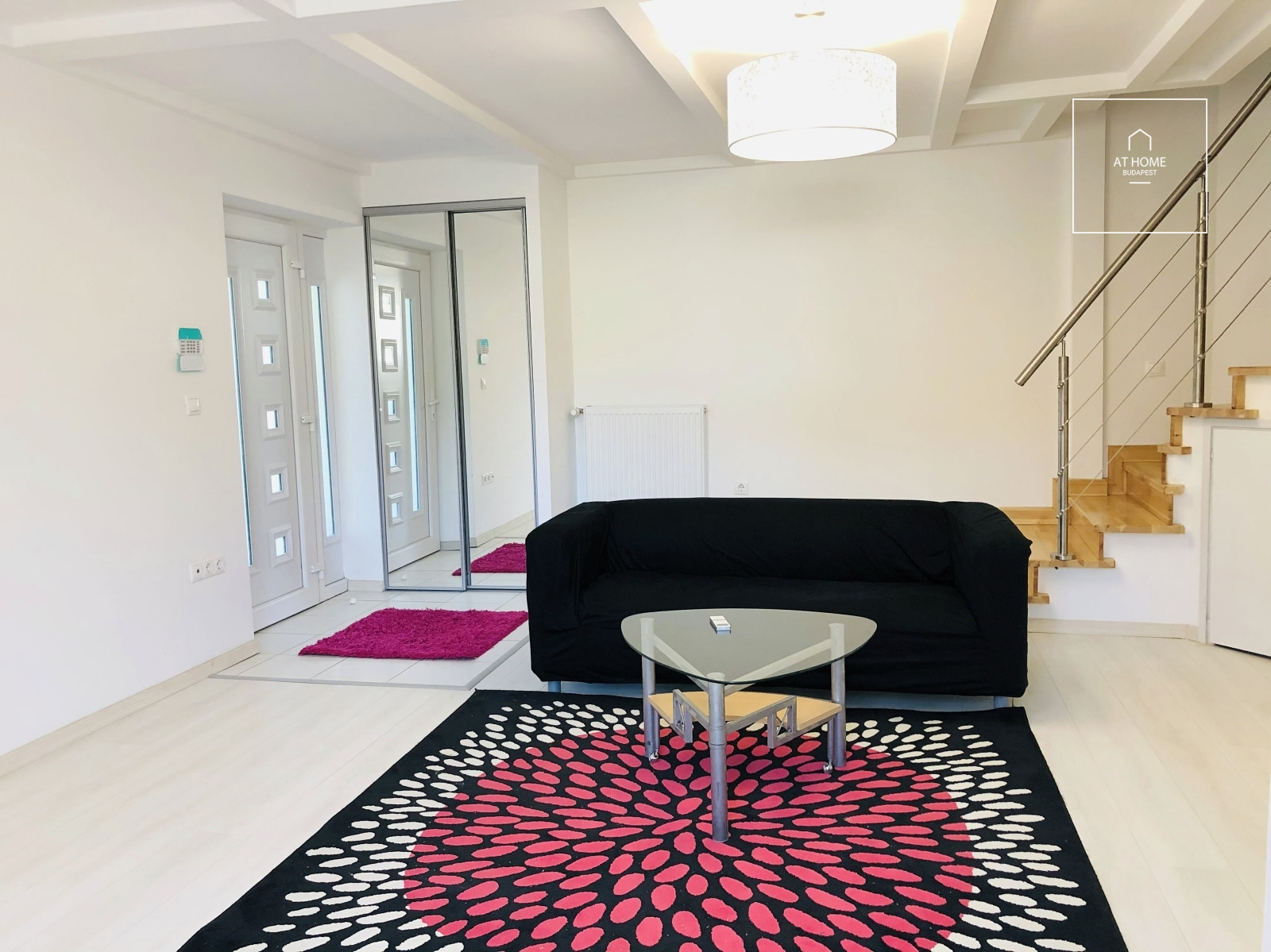 150 sqm two-level apartment with 4 bedrooms, terrace, and private garden in Budapest’s 2nd District