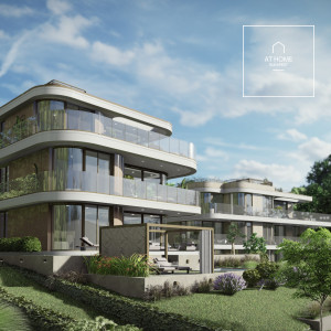 Newly built premium first-floor apartment with private garden and swimming pool in the 2nd District, Törökvész
