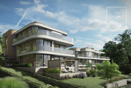 Newly built premium first-floor apartment with private garden and swimming pool in the 2nd District, Törökvész