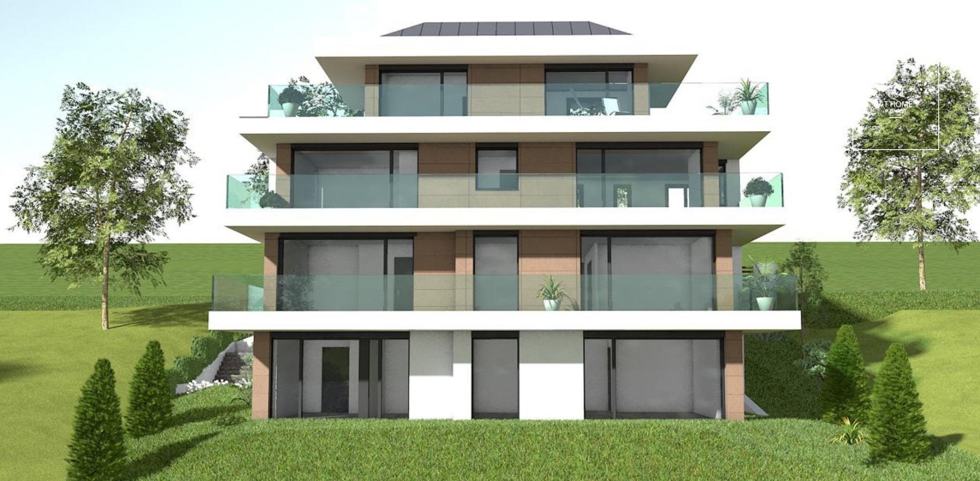 Newly-built apartment with pool and garden for sale in Budapest, 11th district, Madárhegy