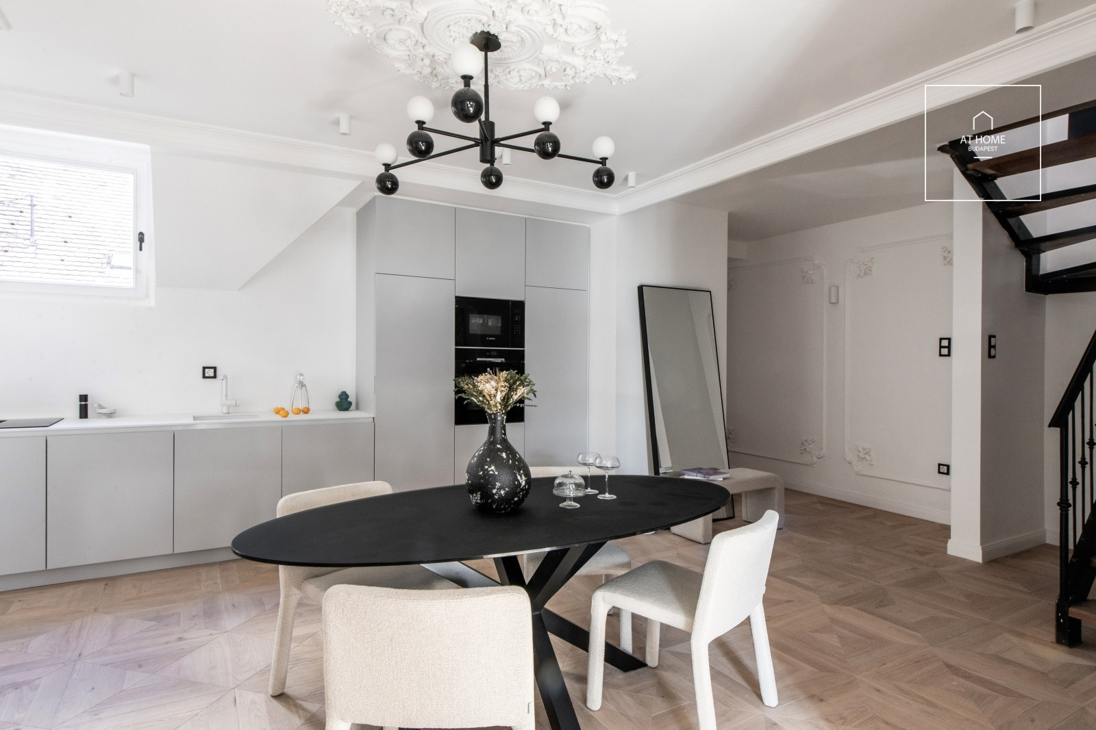 Exclusive, fully renovated 179 sqm duplex luxury apartment near Vörösmarty Square