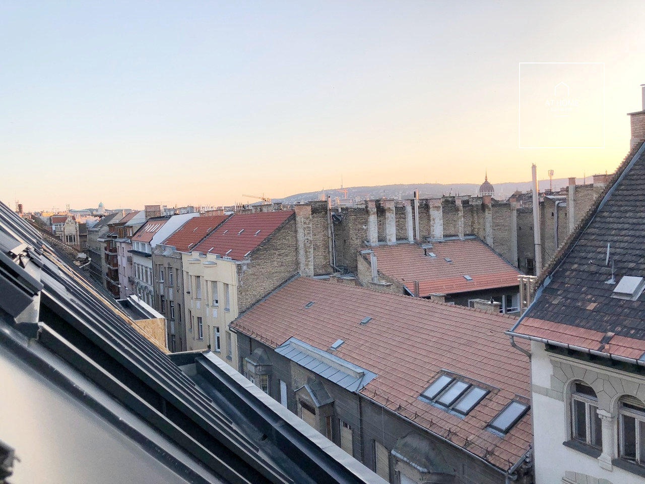 A luxury duplex penthouse apartment is available for rent in the 6th district of Budapest, Terézváros.