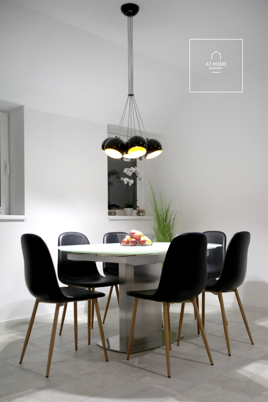 A luxury duplex penthouse apartment is available for rent in the 6th district of Budapest, Terézváros.