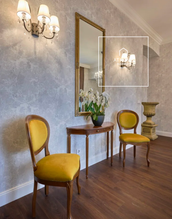 Exclusive 126 sqm panoramic apartment with 2 bedrooms in Budapest’s 6th District