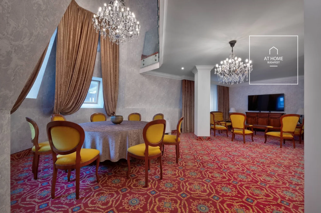 Exclusive 186 sqm duplex apartment with 2 bedroom and a terrace in Budapest’s 6th District