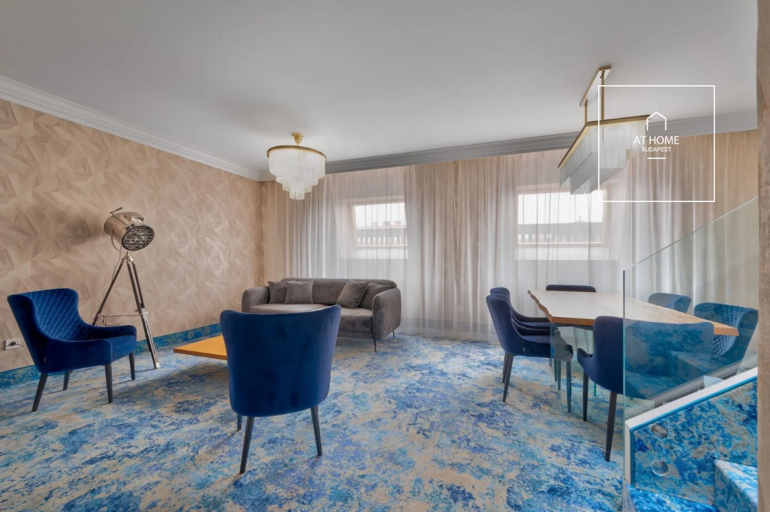 Exclusive 121 sqm duplex apartment with 2 bedroom in Budapest’s 6th District