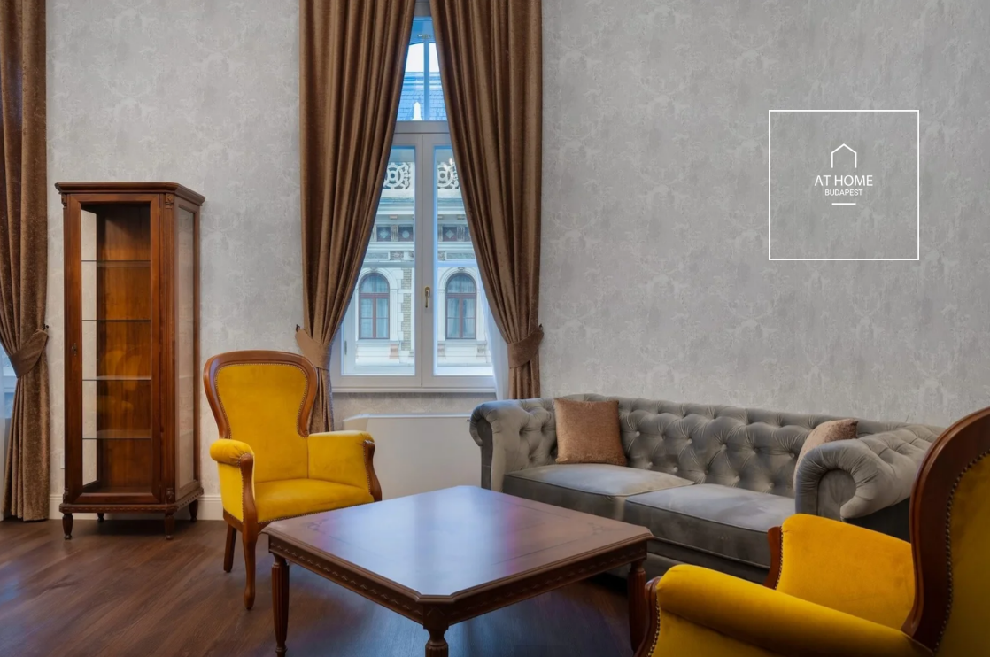 Exclusive 95 sqm panoramic apartment with two bedrooms in Budapest’s 6th District
