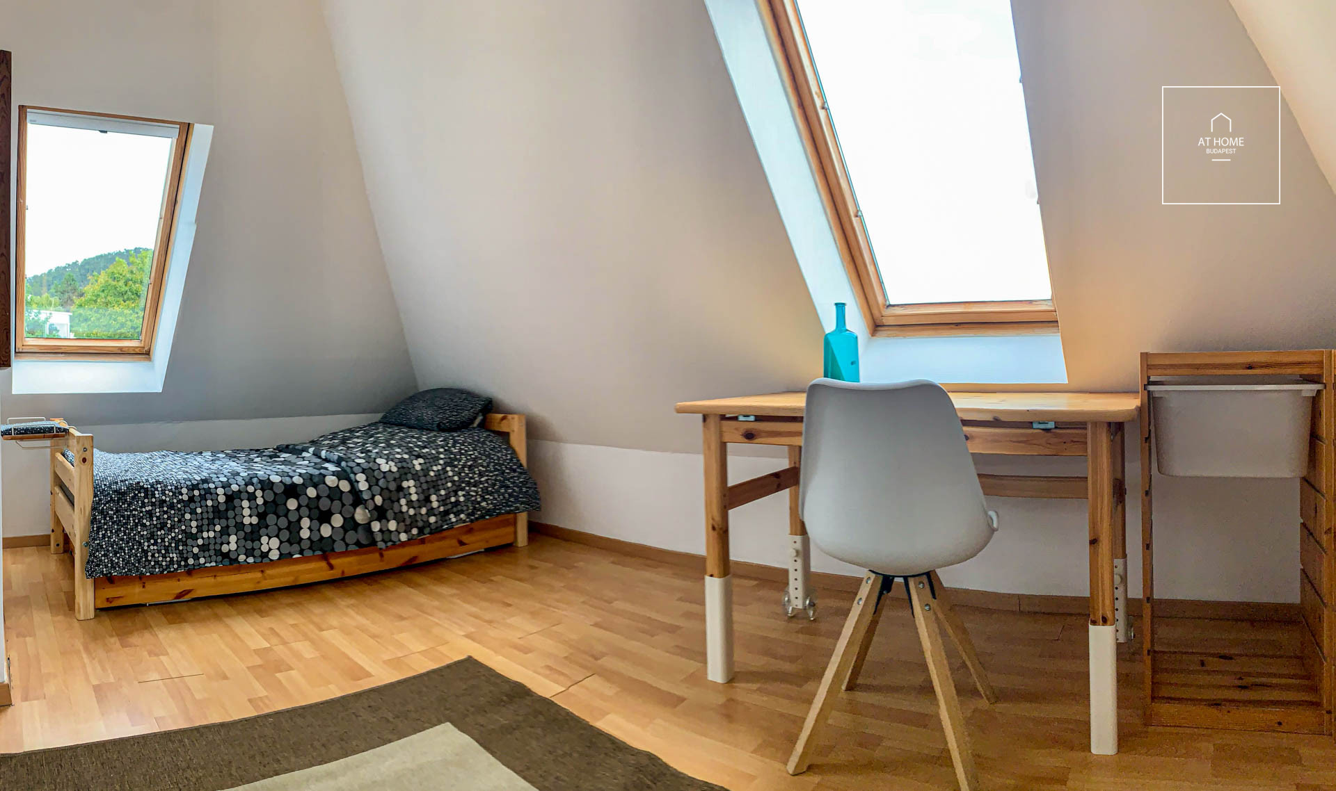 Panoramic apartment for rent Budapest II. district, Csatárka