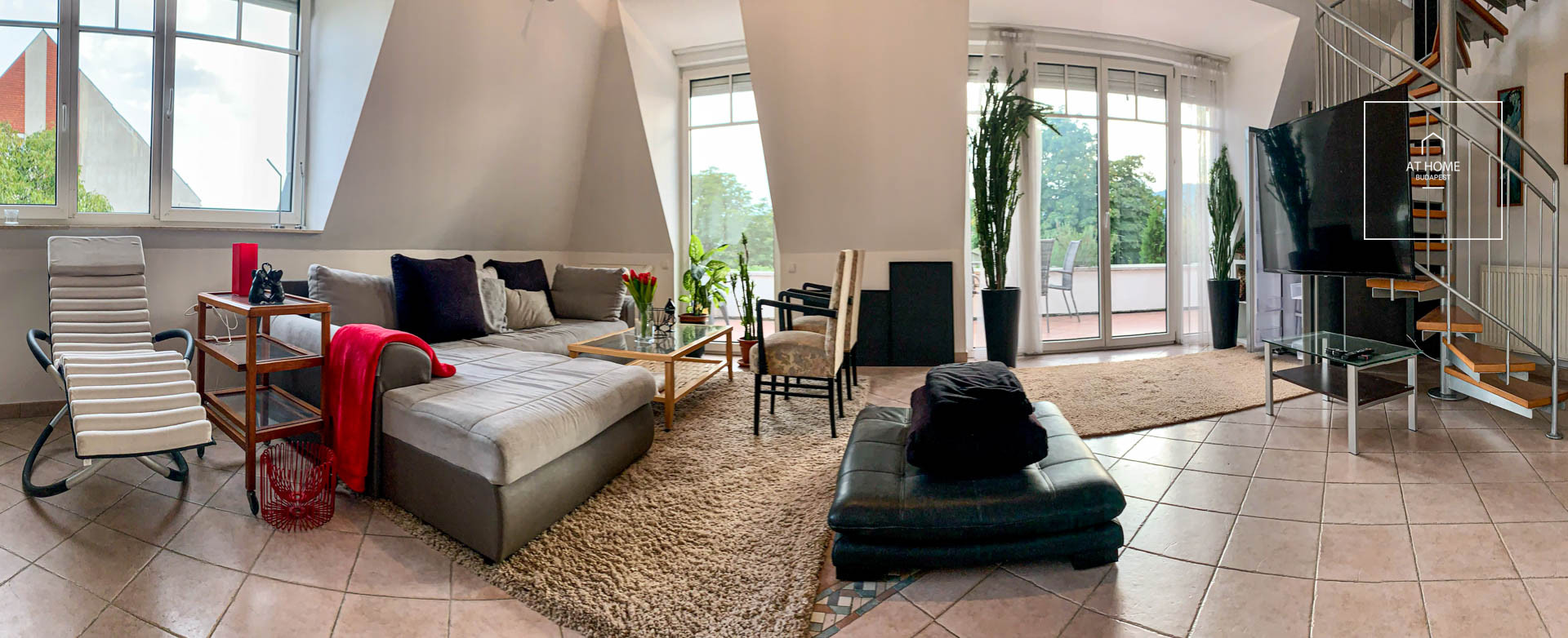 Panoramic apartment for rent Budapest II. district, Csatárka