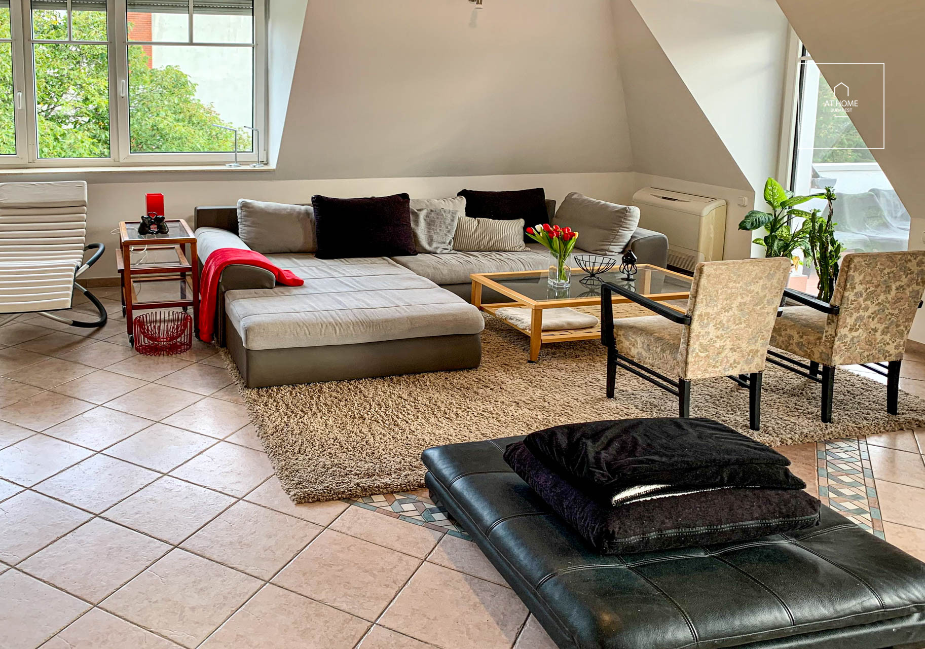 Panoramic apartment for rent Budapest II. district, Csatárka