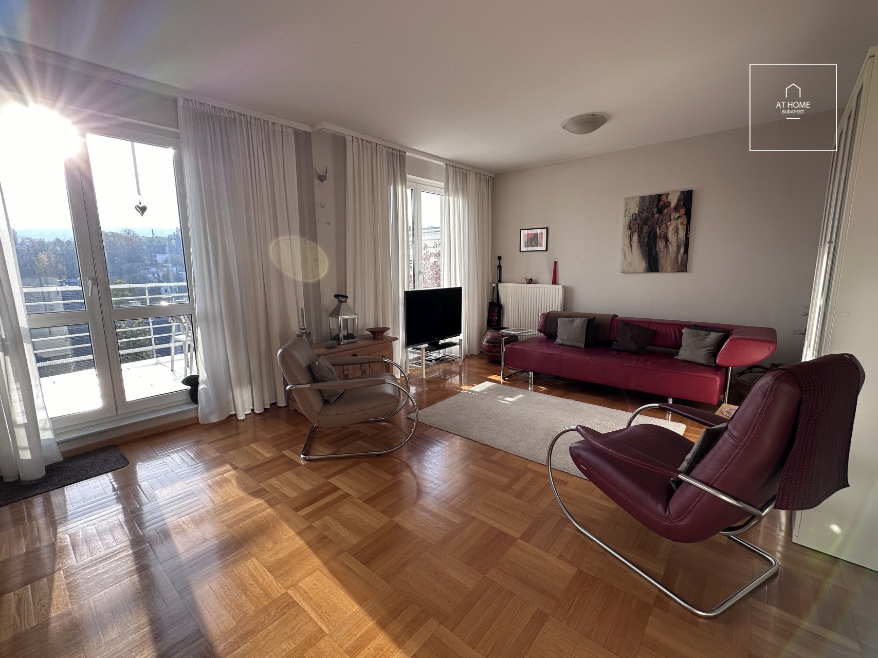 panoramic apartment in a green area for rent Budapest II. district, Rézmál