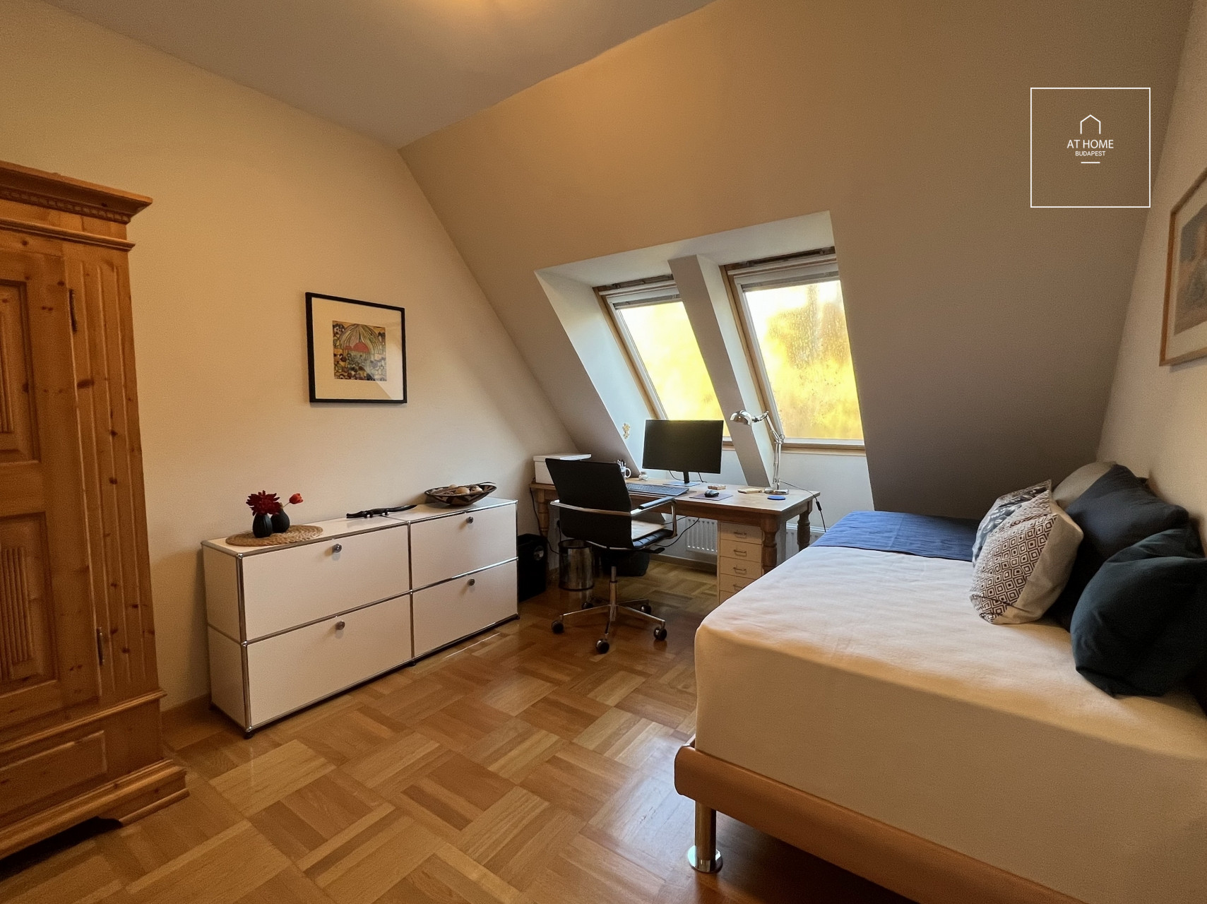 panoramic apartment in a green area for rent Budapest II. district, Rézmál