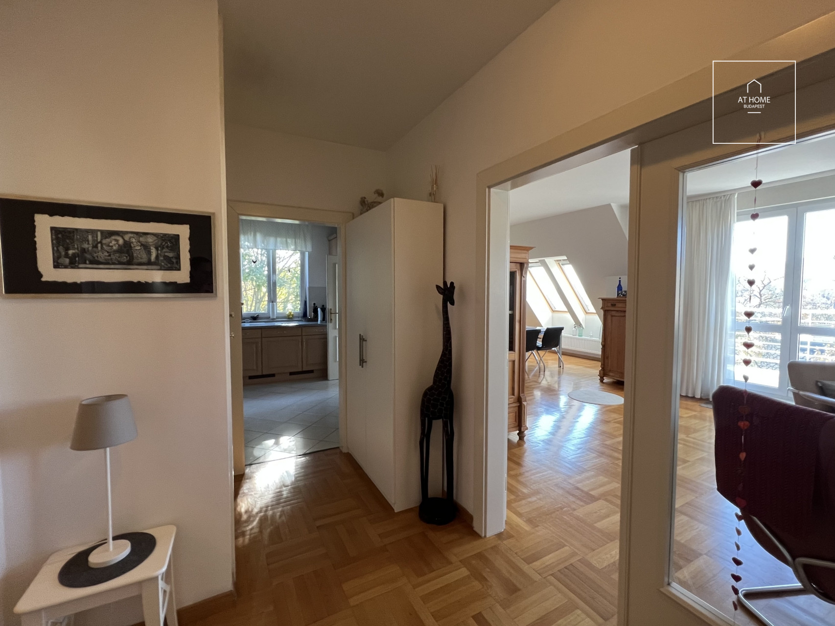 panoramic apartment in a green area for rent Budapest II. district, Rézmál
