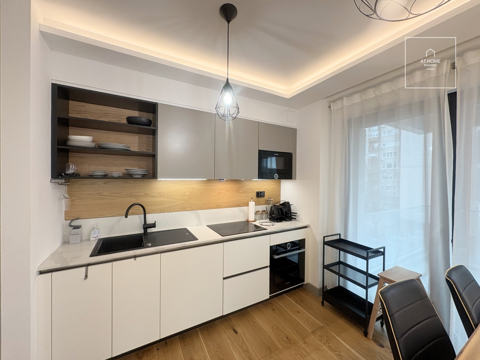 A 77 sqm, 2-bedroom apartment with a terrace, built in 2023, in Budapest’s 13th District