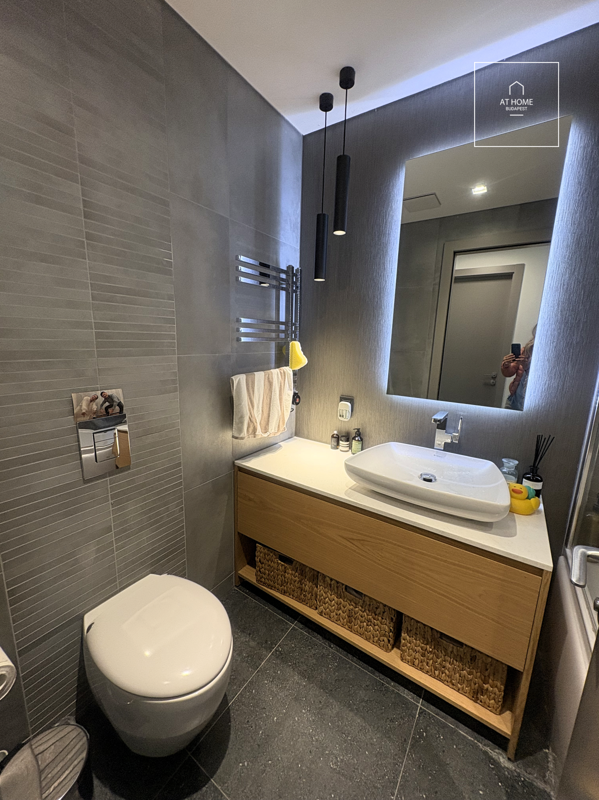 A 77 sqm, 2-bedroom apartment with a terrace, built in 2023, in Budapest’s 13th District