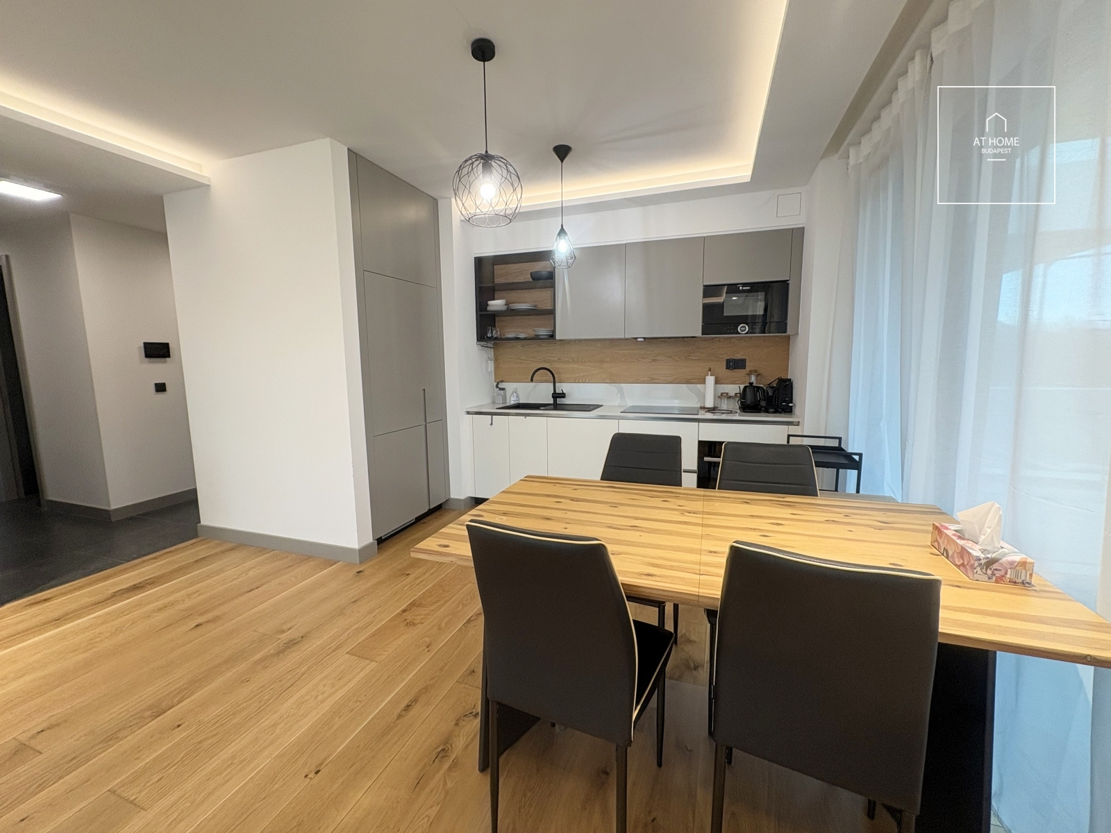 A 77 sqm, 2-bedroom apartment with a terrace, built in 2023, in Budapest’s 13th District