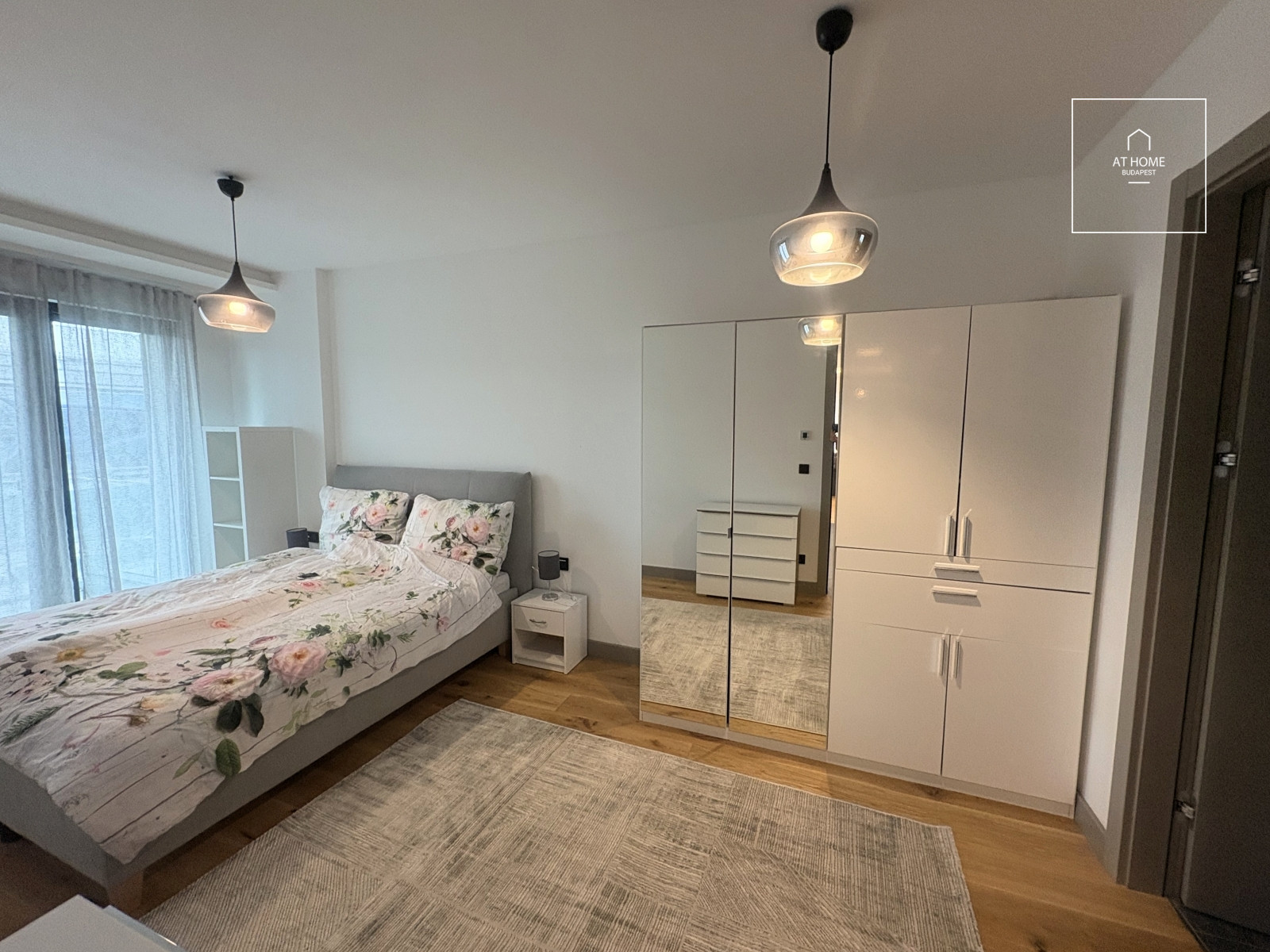 A 77 sqm, 2-bedroom apartment with a terrace, built in 2023, in Budapest’s 13th District